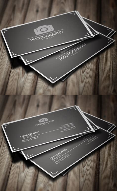 Photography Business Card Templates | Design | Graphic Design Junction