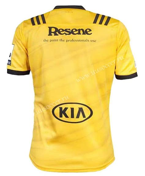 Hurricane Home Yellow Rugby Shirt Home Yellow Rugby Shirt