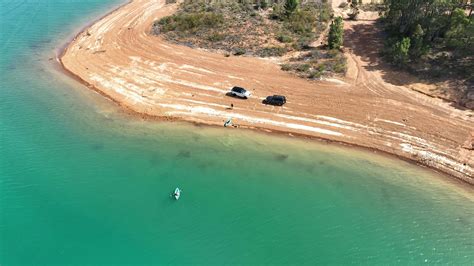 watersports jet ski boats lake brockman perth australia aerial 4k