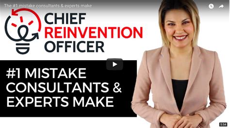 Mistake Consultants And Project Managers Make Chief Reinvention Officer