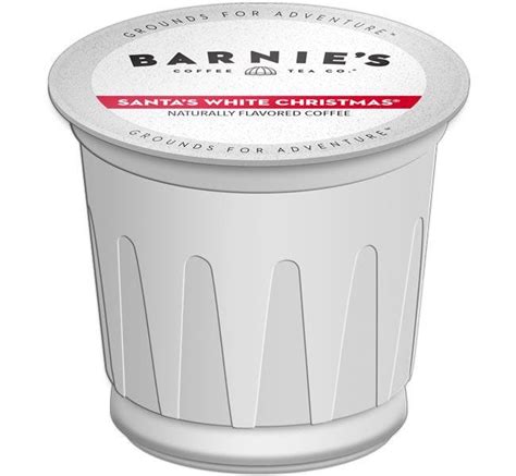 Barnies Coffee Santas White Christmas Coffee K Cup Coffee Marvel