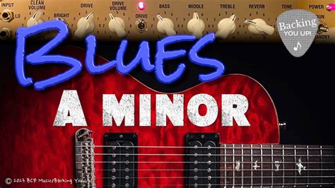 A Minor Blues Backing Track Bpm Youtube