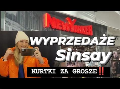 New Yorker WYPRZEDAŻE SINSAY KURTKI ZA GROSZE muckwaE YouTube