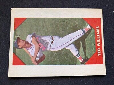 Fleer Baseball Greats Ted Williams Hof Boston Red Sox Vg