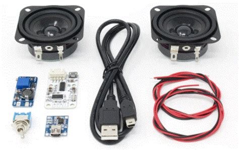 Icstation Gy20950 1 Led Spectrum Fm Bluetooth Audio Speaker Diy Kit