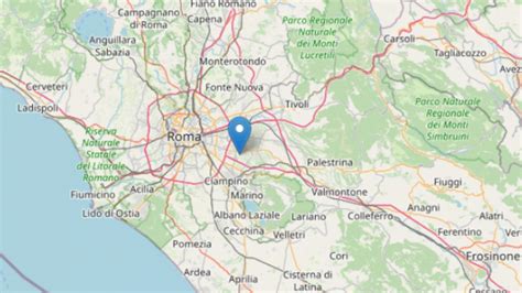 Terremoto A Roma Sequenza Sismica Nel Sud Est Della Capitale 4 Scosse