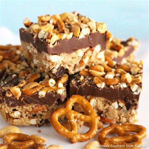 Chocolate Peanut Butter Pretzel Bars