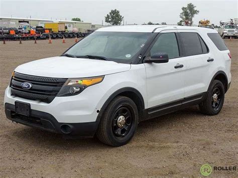 Ford Explorer Awd Police Interceptor Suv Roller Auctions