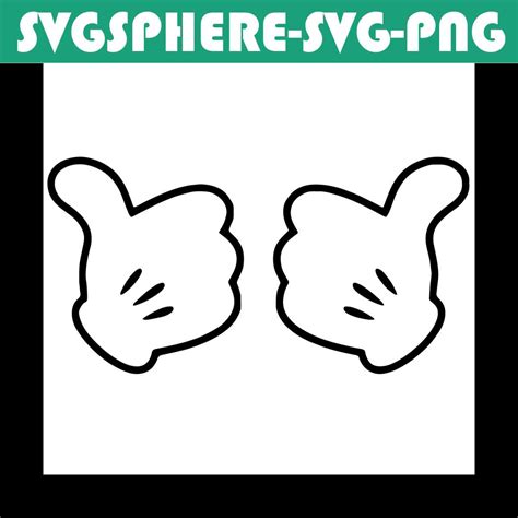 Mickey Mouse Thumbs Up Svg, Trending Svg, Mickey Svg, Mickey | Inspire ...