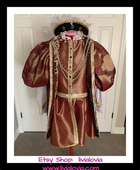 King Henry Viii Costume King Henry Costume King Henry Queen Etsy