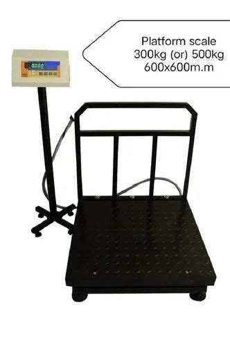 Mild Steel Accurate Digital Platform Weighing Scale Size X Mm