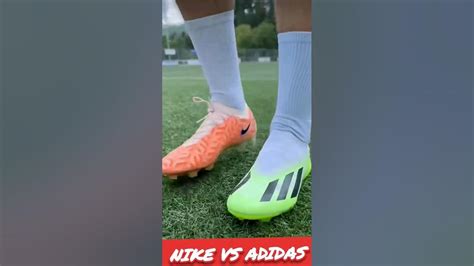 Nike Vs Adidas Football Shoes Which One You Prefer ⁉️⚽️🤩 Nike Shorts Adidas Youtube