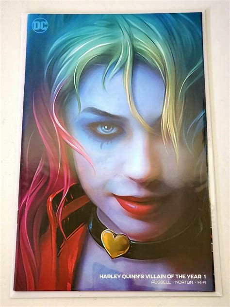 Harley Quinn Villain Of The Year 1 Shannon Maer Minimal Trade Variant Nm 2109458561