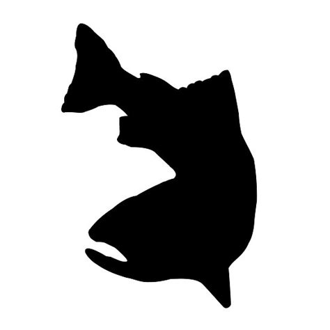 Trout Silhouette - ClipArt Best