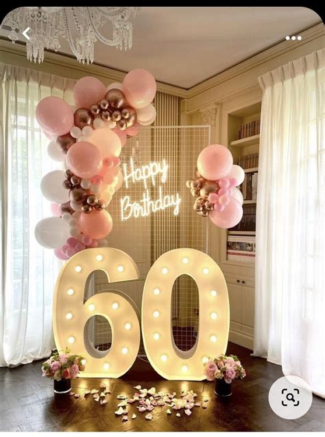 60th Birthday Balloons 60th Birthday Party Decorations 60th Birthday