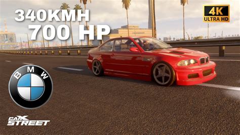 700 HP Fastest BMW E46 M3 Di CarX Street Best Performance 60 Fps