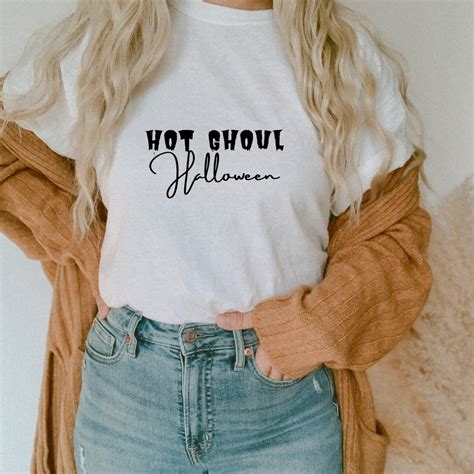 Hot Ghoul Halloween SVG Ghoul Svg Halloween SVG Witch SVG Halloween T Shirt Design Fall Svg