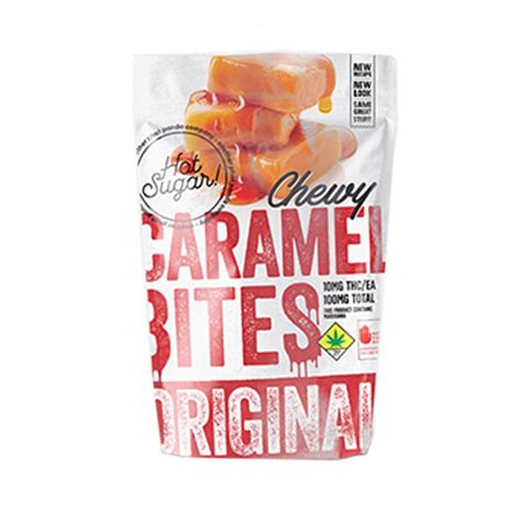 Original 10pk 100mg Hot Sugar Caramel Bites Jane