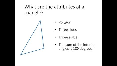 Defining Attributes Of A Triangle