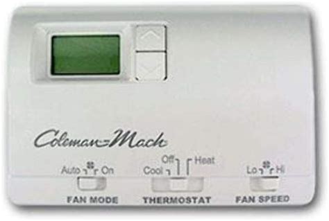 Coleman Mach 6636 3441 Two Stage Digital Thermostat Wall