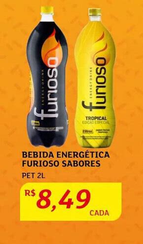 Bebida Energ Tica Furioso Sabores L Oferta Na Assa Atacadista