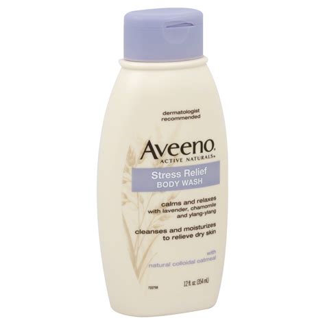 Aveeno Active Naturals Body Wash Stress Relief 12 Fl Oz 354 Ml