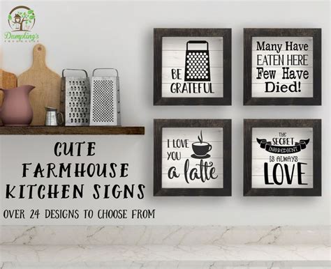 Farmhouse Kitchen Signs