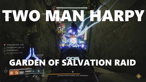 Two Man Consecrated Mind Harpy Boss Garden Of Salvation Raid YouTube