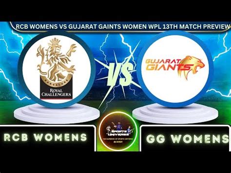 Rcb Womens Vs Gg Women Th T Match Prediction Wpl Youtube