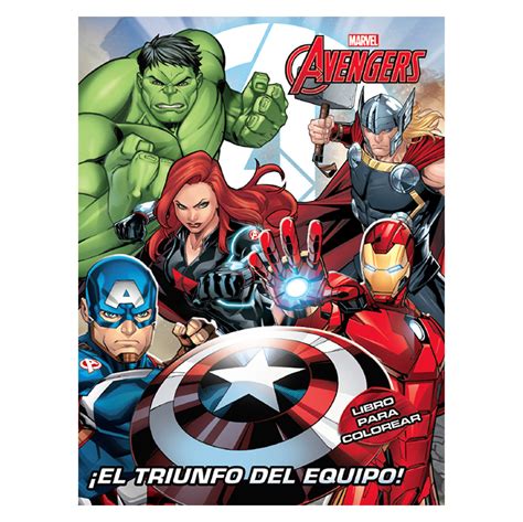 Libro Para Colorear Pgs Avengers Grupo Bestway