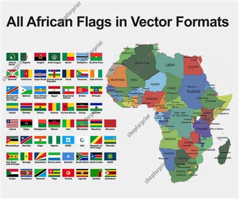 Flags Of Africa With Names