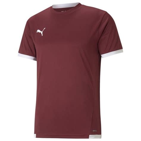 Puma Training T Shirt Teamliga Cordovan Puma White