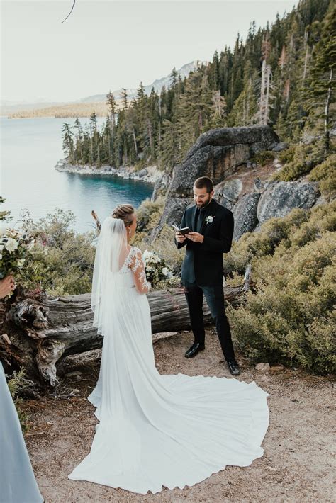 Lake Tahoe Summer Elopement Tahoe Wedding Lake Tahoe Wedding Summer Lake Tahoe Weddings