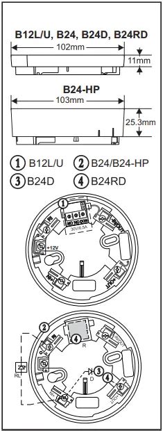 Teletek Sensomag R Conventional Fire Alarm Rate Of Rise Heat Detector