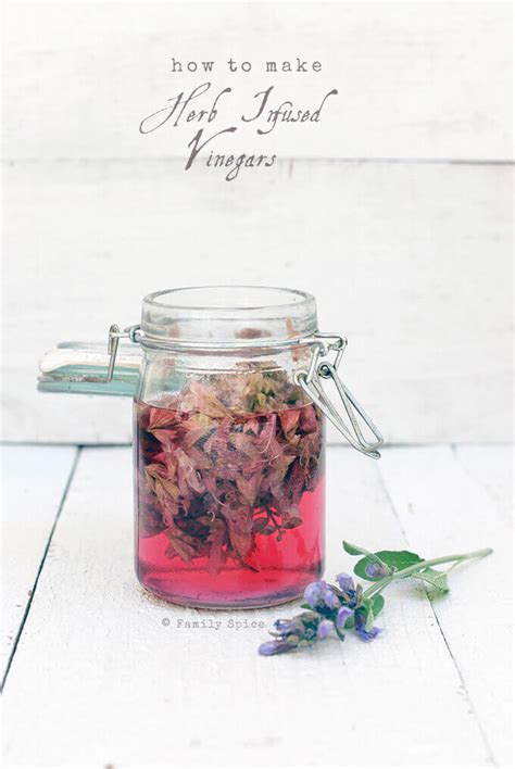 How to Make Herb Infused Vinegars