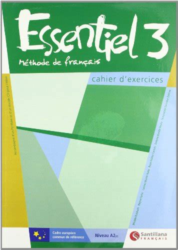 9788496597167 Essentiel méthode de français niveau A 2 3 ESO Cahier