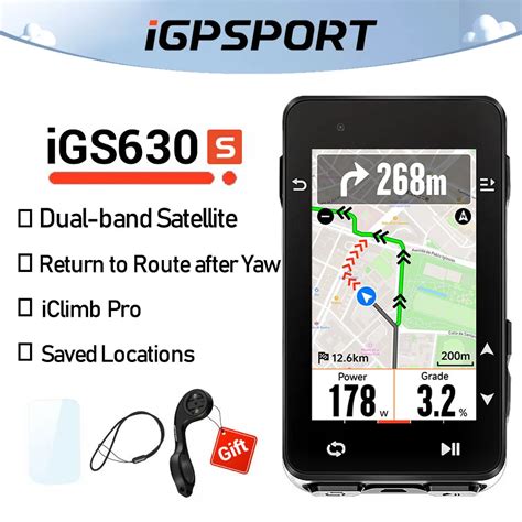 IGPSPORT IGS630S Computer Da Bici Dual Band GNSS GPS Ciclismo