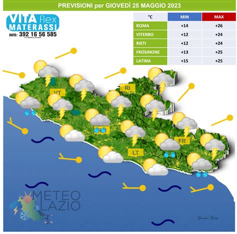 Bollettino Meteo Per OGGI 25 Maggio 2023 E DOMANI 26 Maggio 2023