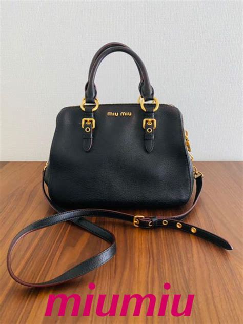 38％割引ブラック系沸騰ブラドン Miumiu マドラスバッグ ショルダーバッグ バッグブラック系 Ota On Arena Ne Jp