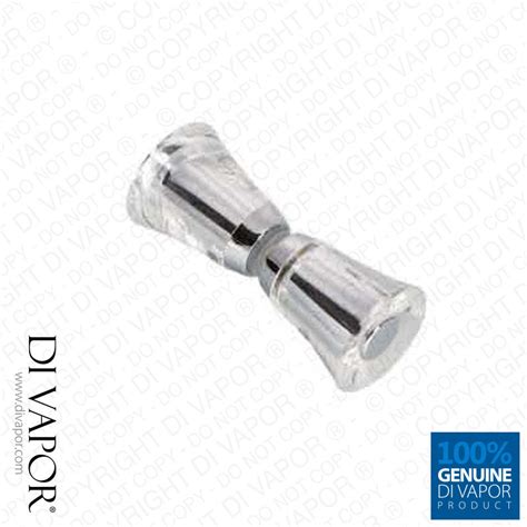 clear plastic shower door knob crystal style handle