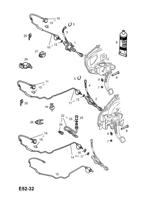 Opel Astra G Zafira A Clutch Pipes And Hoses Epc Online