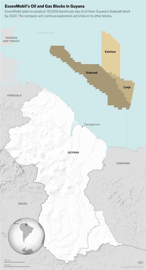 Guyana Oil Fields Map