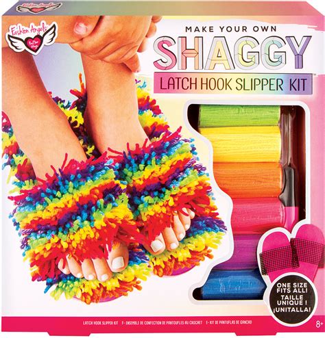 Latch Hook Slipper Kit - Fun Stuff Toys