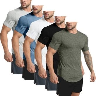 Gym Revolution Men S Pack Workout Gym Hipster Curved Hem Muscle