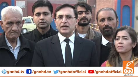 Watch Live Pti Lawyer Important Media Talk Gnn