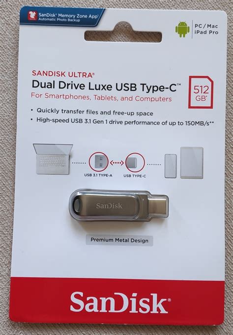 Sandisk Usb Ultra Dual Drive Luxe Usb Type C Gb Kupindo