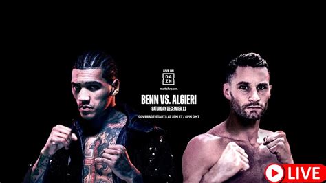 Connor Benn Vs Chris Algieri Live WATCHALONG YouTube