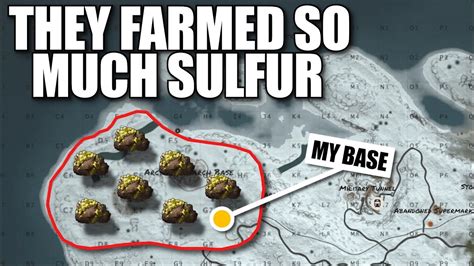 How I Stole K Sulfur Metal From Clans On Wipe Day Solo Rust Of