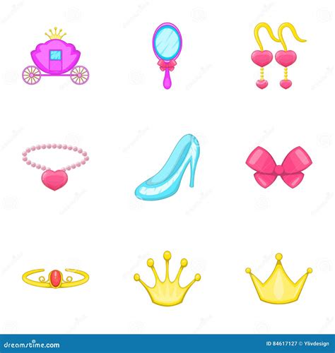 Princess Icons Design Vector Illustration 40310368