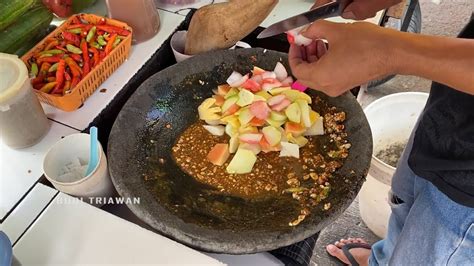 Bikin Ngiler Rujak Uleg Rujak Serut Kuliner Purwokerto Youtube